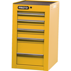 Proto® 450HS Side Cabinet - 5 Drawer, Yellow - Makers Industrial Supply