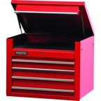 Proto® 450HS 34" Top Chest - 4 Drawer, Red - Makers Industrial Supply