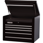 Proto® 450HS 34" Top Chest - 5 Drawer, Black - Makers Industrial Supply