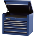 Proto® 450HS 34" Top Chest - 5 Drawer, Blue - Makers Industrial Supply