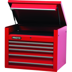 Proto® 450HS 34" Top Chest - 5 Drawer, Red - Makers Industrial Supply