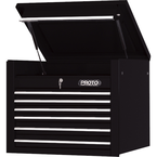 Proto® 450HS 34" Top Chest - 6 Drawer, Black - Makers Industrial Supply