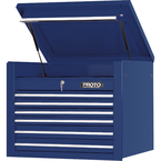 Proto® 450HS 34" Top Chest - 6 Drawer, Blue - Makers Industrial Supply