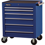 Proto® 450HS 34" Roller Cabinet - 6 Drawer, Blue - Makers Industrial Supply