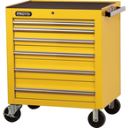 Proto® 450HS 34" Roller Cabinet - 6 Drawer, Yellow - Makers Industrial Supply