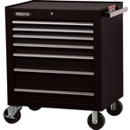 Proto® 450HS 34" Roller Cabinet - 7 Drawer, Black - Makers Industrial Supply