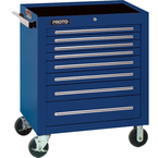 Proto® 450HS 34" Roller Cabinet - 8 Drawer, Blue - Makers Industrial Supply