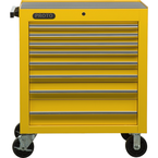 Proto® 450HS 34" Roller Cabinet - 8 Drawer, Yellow - Makers Industrial Supply