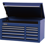 Proto® 450HS 50" Top Chest - 10 Drawer, Blue - Makers Industrial Supply