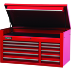Proto® 450HS 50" Top Chest - 10 Drawer, Red - Makers Industrial Supply