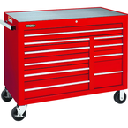 Proto® 450HS 50" Workstation - 10 Drawer, Red - Makers Industrial Supply