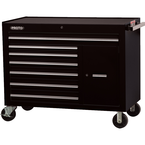 Proto® 450HS 50" Workstation - 7 Drawer & 1 Shelf, Black - Makers Industrial Supply