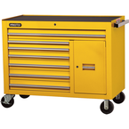 Proto® 450HS 50" Workstation - 7 Drawer & 1 Shelf, Yellow - Makers Industrial Supply