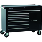 Proto® 450HS 50" Workstation - 8 Drawer & 1 Shelf, Black - Makers Industrial Supply