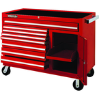 Proto® 450HS 50" Workstation - 8 Drawer & 1 Shelf, Red - Makers Industrial Supply