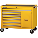 Proto® 450HS 50" Workstation - 8 Drawer & 2 Shelves, Yellow - Makers Industrial Supply