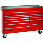 Proto® 450HS 66" Workstation - 12 Drawer, Red - Makers Industrial Supply