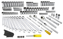 Proto® 1/4", 3/8", & 1/2" Drive 148 Piece Socket Set- 6 and 12 Point - Makers Industrial Supply