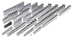 Proto® 1/4", 3/8", & 1/2" Drive 205 Piece Socket Set- 6, 8, and 12 Point - Makers Industrial Supply