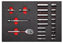 Proto® Foam Tray for Tool Set J52136 with Classic Pear Head Ratchet- 11x16" - Makers Industrial Supply