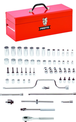 Proto® 3/8" Drive 58 Piece Socket, Combination Set - 12 Point - Makers Industrial Supply