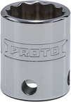 Proto® Tether-Ready 3/8" Drive Socket 17 mm - 12 Point - Makers Industrial Supply