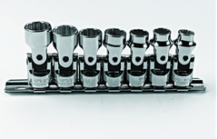 Proto® 3/8" Drive 7 Piece Metric Universal Socket Set - 12 Point - Makers Industrial Supply