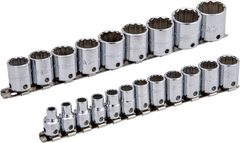 Proto® Tether-Ready 3/8" Drive 21 Piece Metric Socket Set - 12 Point - Makers Industrial Supply