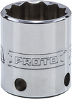 Proto® Tether-Ready 3/8" Drive Socket 21 mm - 12 Point - Makers Industrial Supply