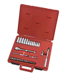 Proto® 3/8" Drive 29 Piece Metric Socket, Combination Set - 12 Point - Makers Industrial Supply
