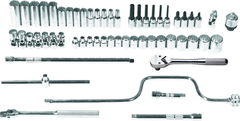 Proto® 3/8" Drive 57 Piece Metric Socket Set - 12 Point - Tools Only - Makers Industrial Supply