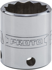 Proto® Tether-Ready 3/8" Drive Socket 22 mm - 12 Point - Makers Industrial Supply