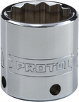 Proto® Tether-Ready 3/8" Drive Socket 25 mm - 12 Point - Makers Industrial Supply