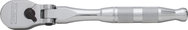 Proto® 1/4" Drive Flex Head Precision 90 Pear Head Ratchet Long 9"- Full Polish - Makers Industrial Supply