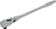 Proto® 1/2" Drive Flex Head Precision 90 Pear Head Ratchet Long 18"- Full Polish - Makers Industrial Supply