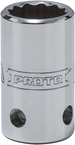 Proto® Tether-Ready 1/2" Drive Socket 15 mm - 12 Point - Makers Industrial Supply