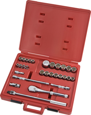 Proto® 1/2" Drive 29 Piece Metric Socket Set - 12 Point - Makers Industrial Supply