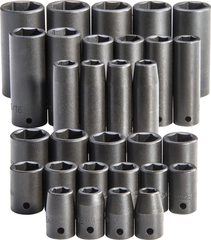 Proto® 1/2" Drive 30 Piece Impact Socket Set - Makers Industrial Supply