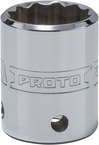 Proto® Tether-Ready 1/2" Drive Socket 23 mm - 12 Point - Makers Industrial Supply