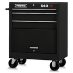 Proto® 440SS 27" Roller Cabinet - 3 Drawer, Black - Makers Industrial Supply