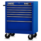 Proto® 440SS 27" Roller Cabinet - 7 Drawer, Blue - Makers Industrial Supply