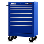 Proto® 440SS 27" Roller Cabinet - 7 Drawer, Blue - Makers Industrial Supply