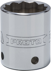 Proto® Tether-Ready 1/2" Drive Socket 27 mm - 12 Point - Makers Industrial Supply
