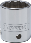 Proto® Tether-Ready 1/2" Drive Socket 1" - 12 Point - Makers Industrial Supply