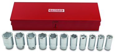 Proto® 3/4" Drive 11 Piece Deep Socket Set- 6 Point - Makers Industrial Supply