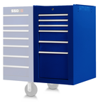 Proto® 550S Side Cabinet - 6 Drawer, Gloss Blue - Makers Industrial Supply