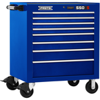Proto® 550S 34" Roller Cabinet - 8 Drawer, Gloss Blue - Makers Industrial Supply