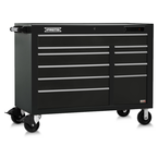 Proto® 550E 50" Front Facing Power Workstation w/ USB - 10 Drawer, Gloss Black - Makers Industrial Supply