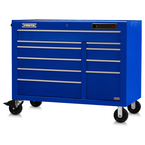 Proto® 550E 50" Front Facing Power Workstation w/ USB - 10 Drawer, Gloss Blue - Makers Industrial Supply