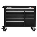 Proto® 550S 50" Workstation - 10 Drawer, Dual Black - Makers Industrial Supply